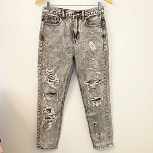 American Eagle Distressed Mom Jeans